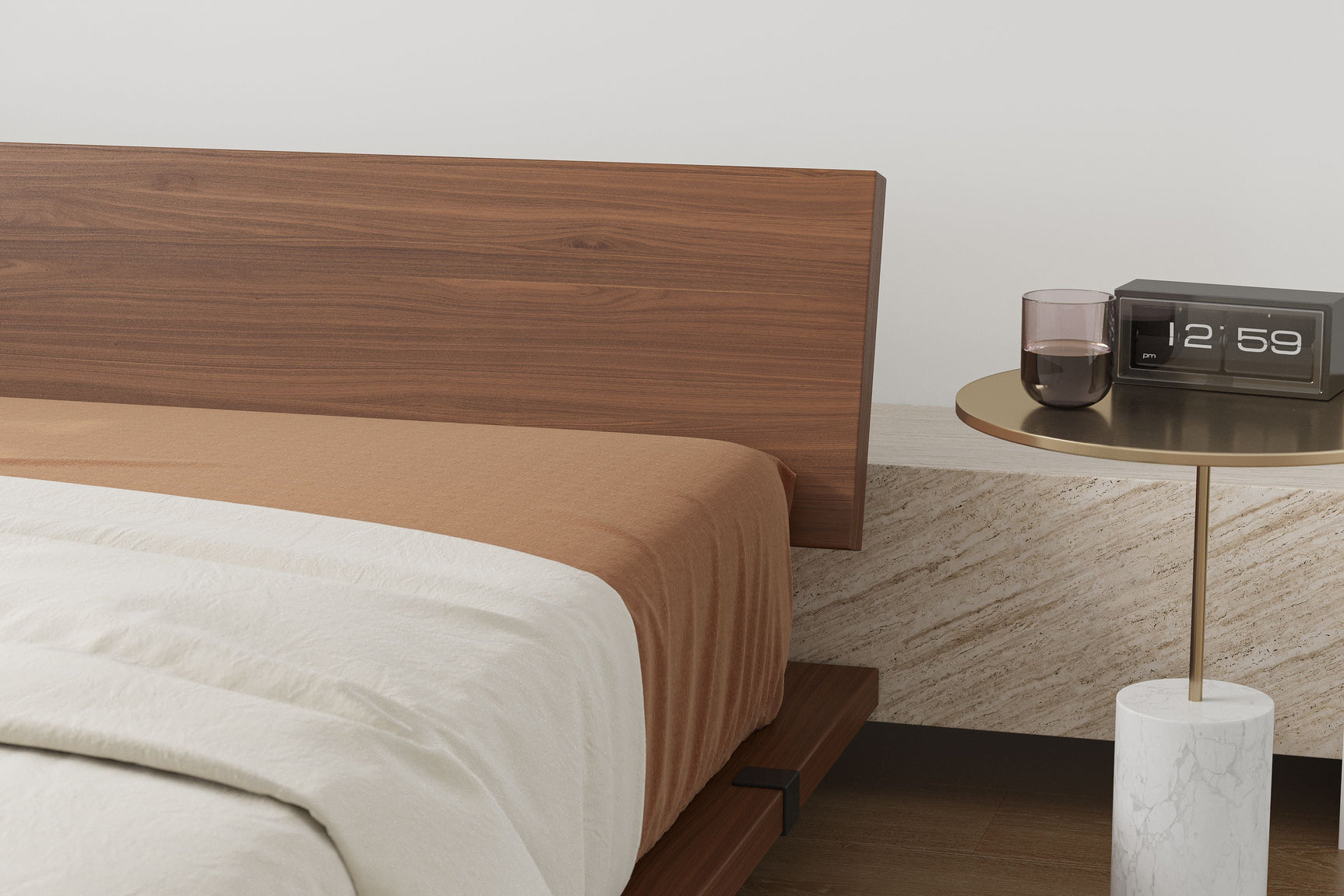 Jade Wood Bed Frame