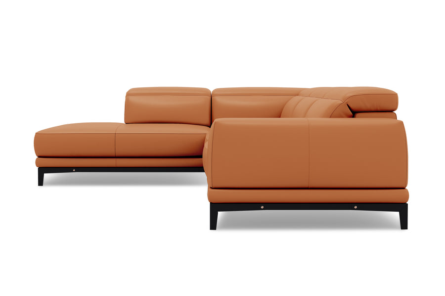 Valletta Leather Corner Sectional Sofa