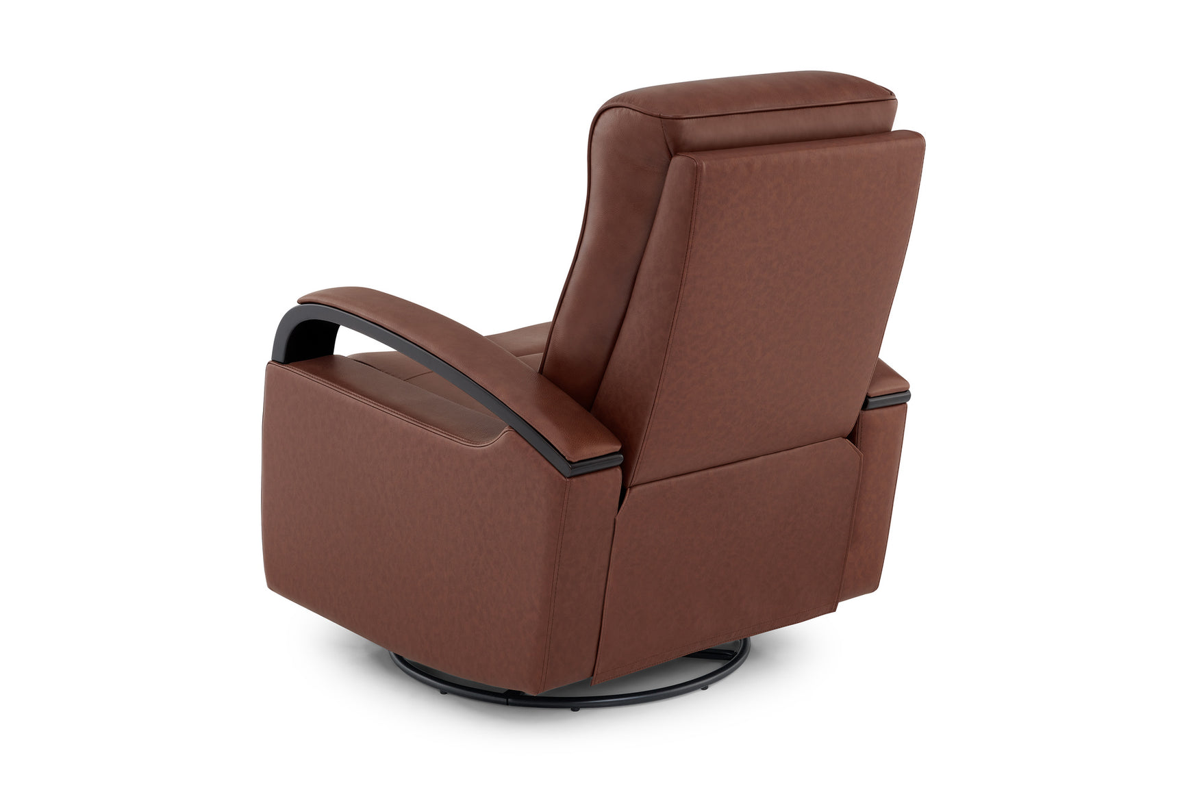 Laisha Leather Swivel Recliner Chair