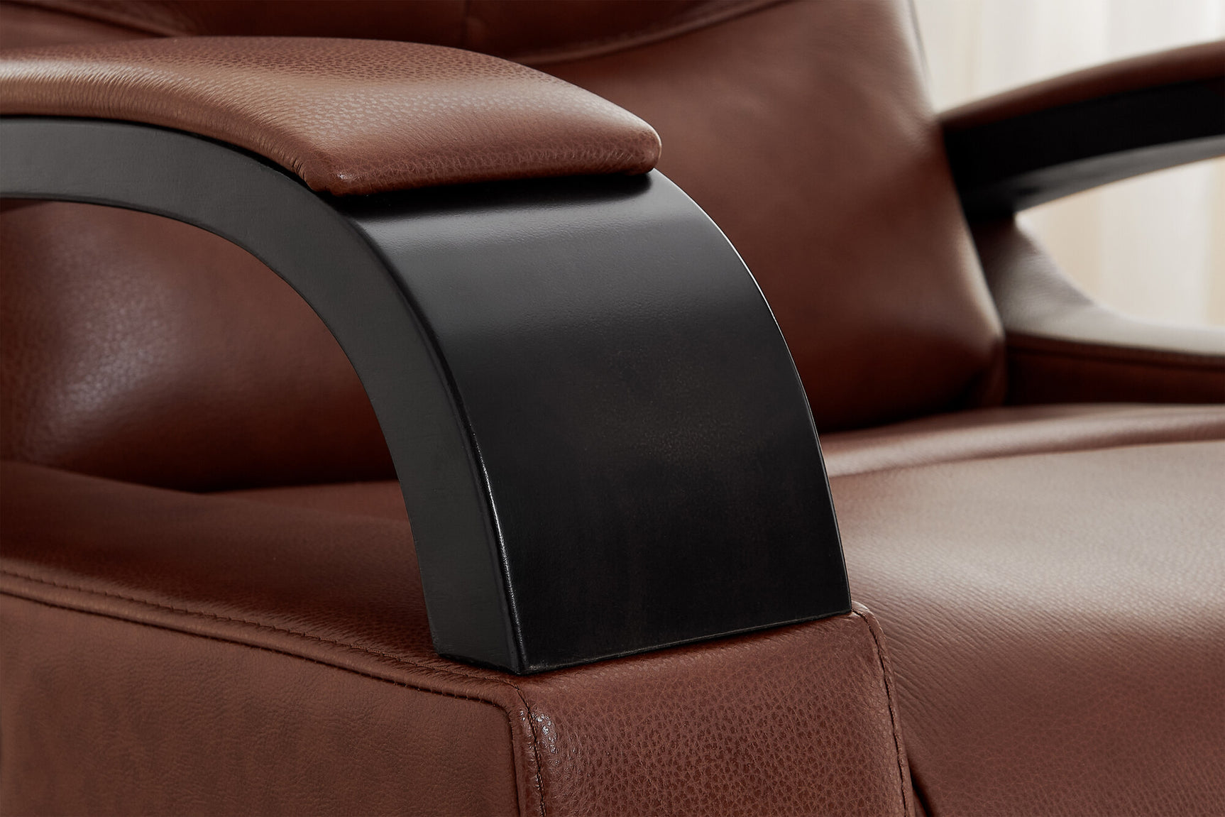 Laisha Leather Swivel Recliner Chair