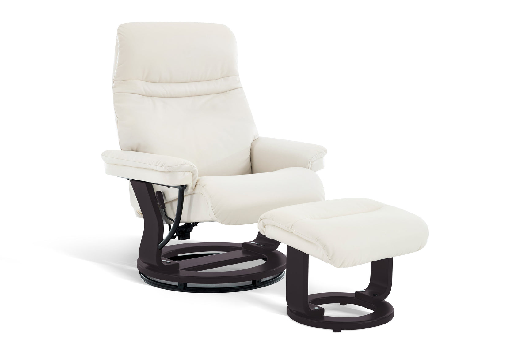 Massimo Leather Recliner with Ottoman
