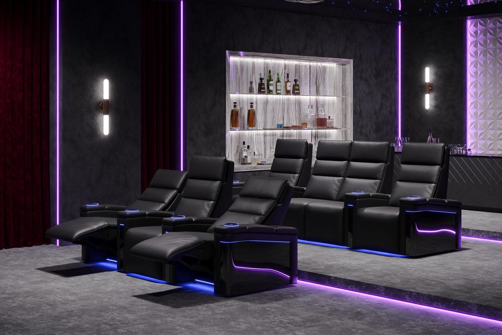 Monza Cinema Seating – Premium Recliner Seating & Cinema Sofa