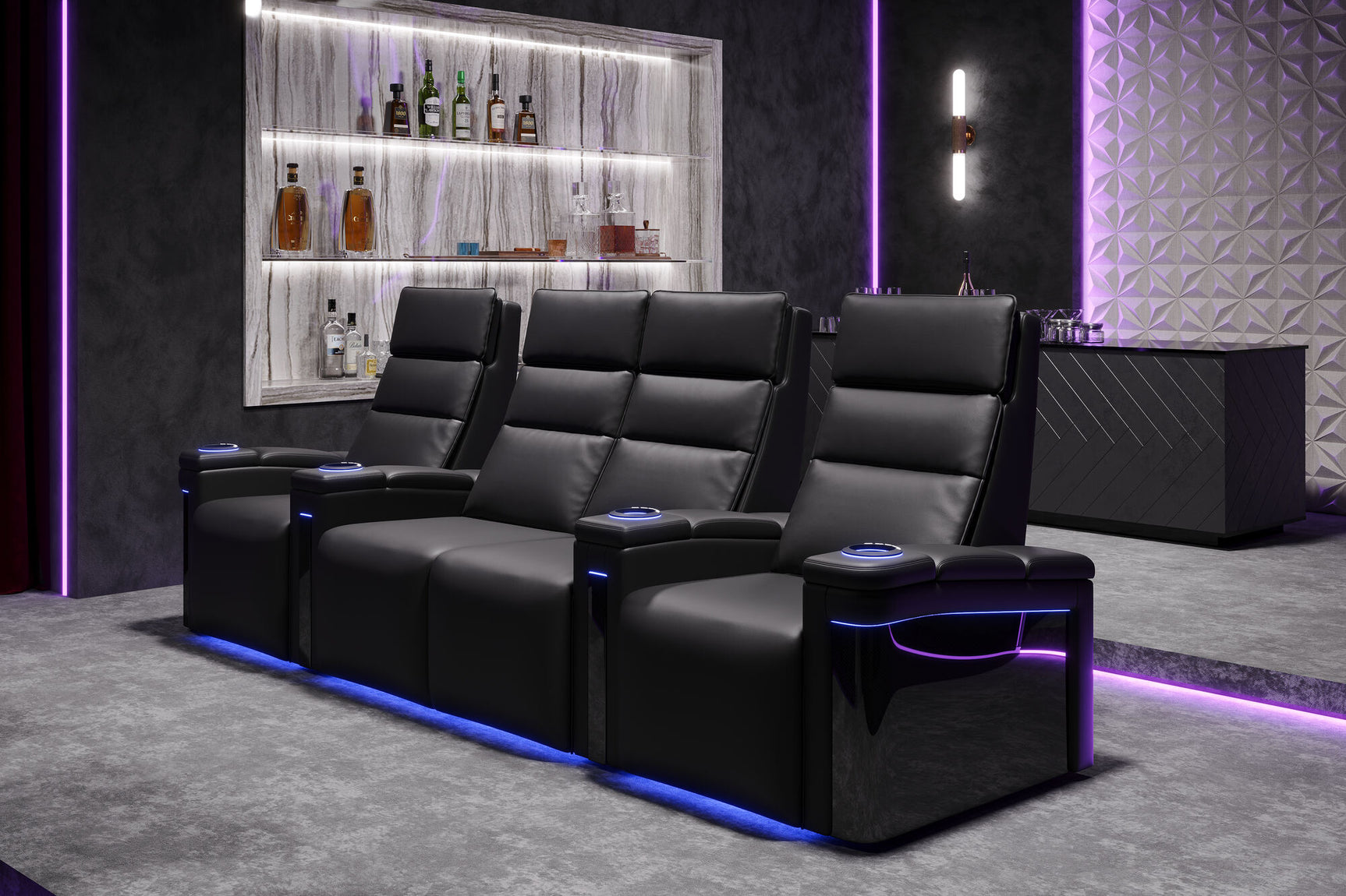 Monza Cinema Seating – Premium Recliner Seating & Cinema Sofa
