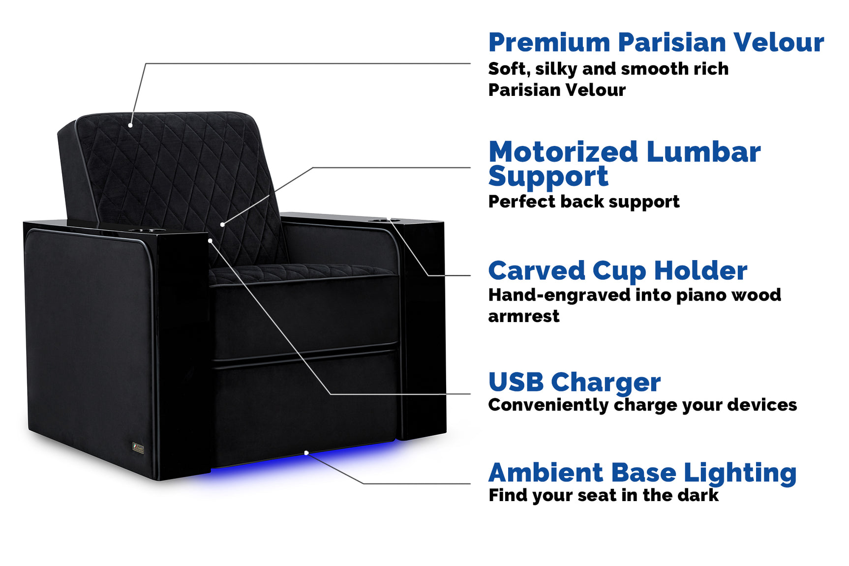 Naples Prestige Cinema Seating – Premium Recliner Seating & Cinema Sofa