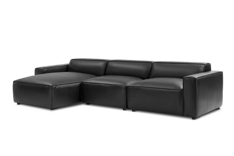 Nathan Leather Modular Sectional Sofa
