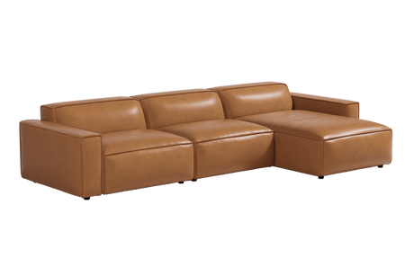 Nathan Leather Modular Sectional Sofa