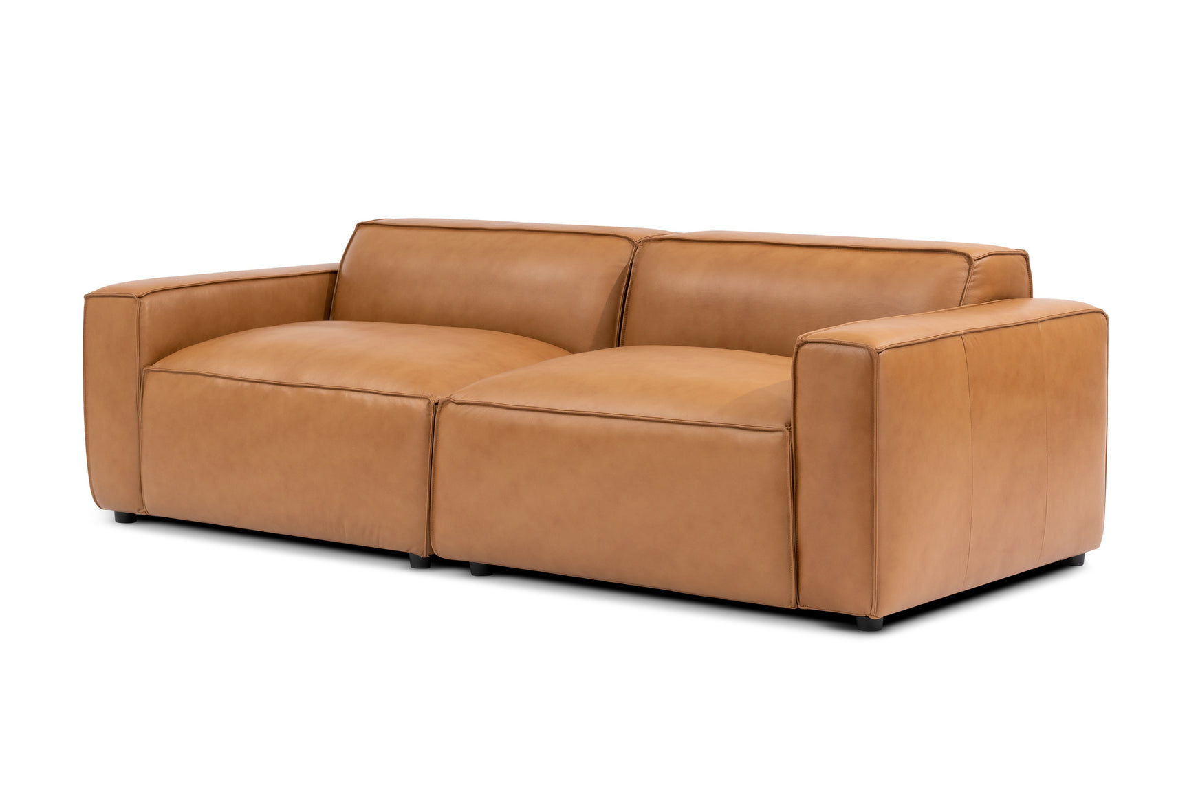 Nathan Leather Modular Sofa