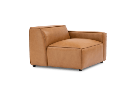 Nathan Leather Right Arm Sofa Module