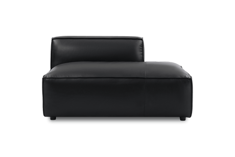 Nathan Leather Right Open-End Sofa Module