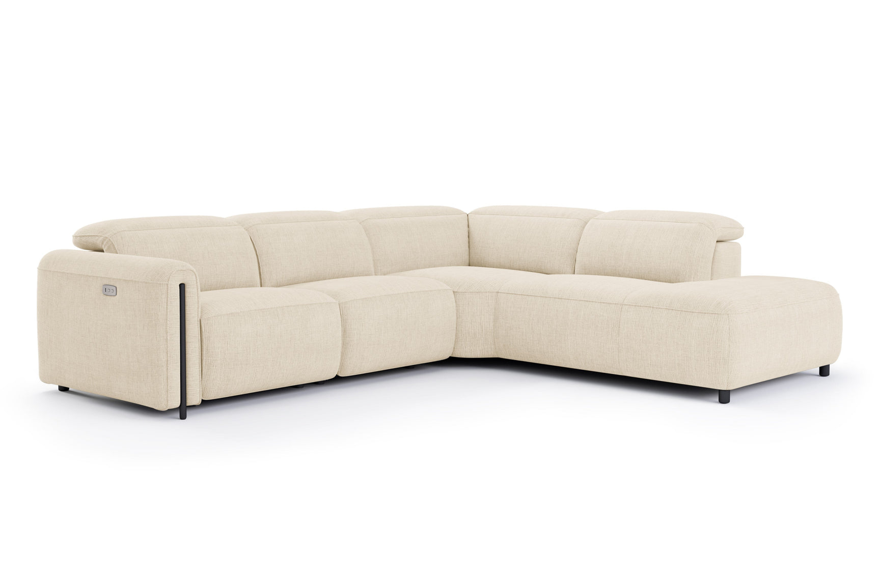 Octavia Fabric Reclining Corner Sectional Cloud Sofa