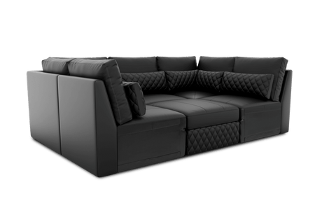 Pisa Leather Lounge Sectional
