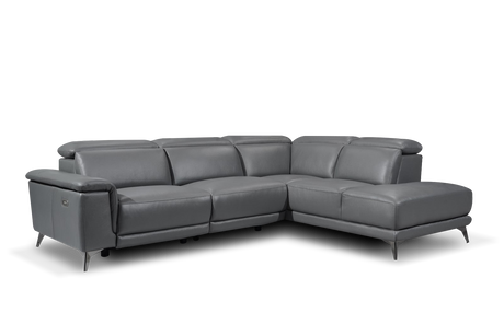 Pista Leather Reclining Sectional Sofa
