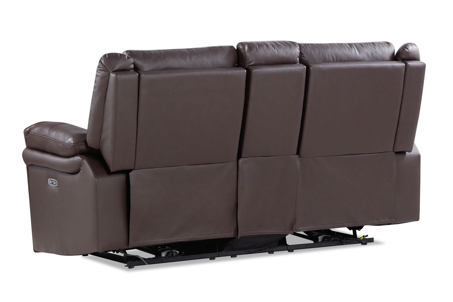Charlie Leather Recliner Sofa with Console