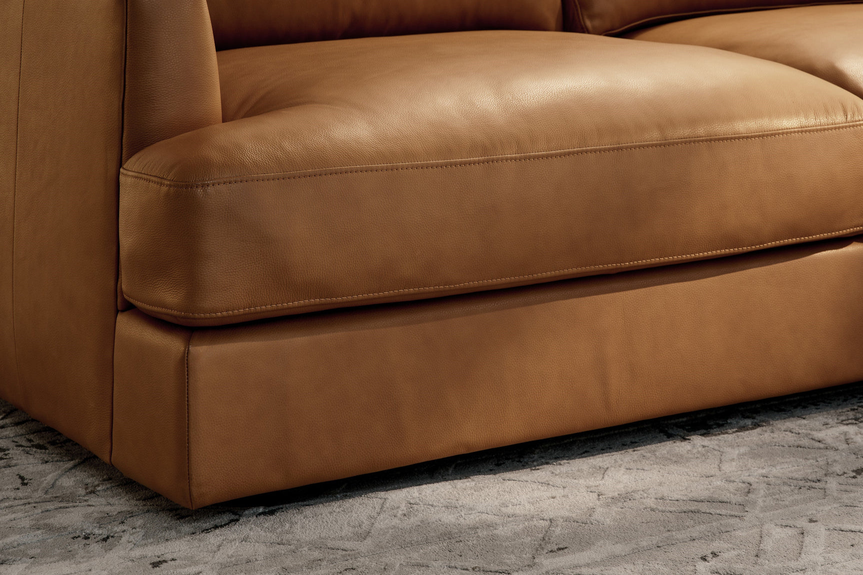 Serena Leather Sectional Sofa