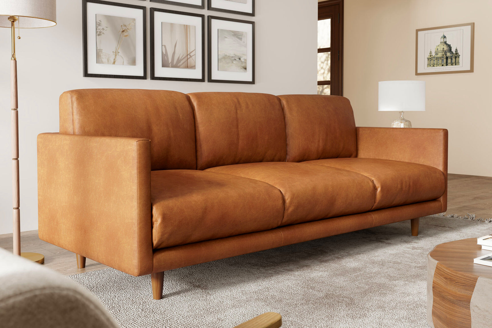 Toulon Leather Sofa
