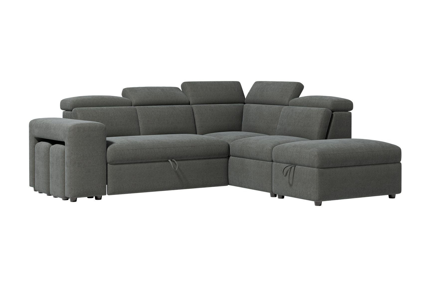 Finn Fabric Sectional Sofa Bed