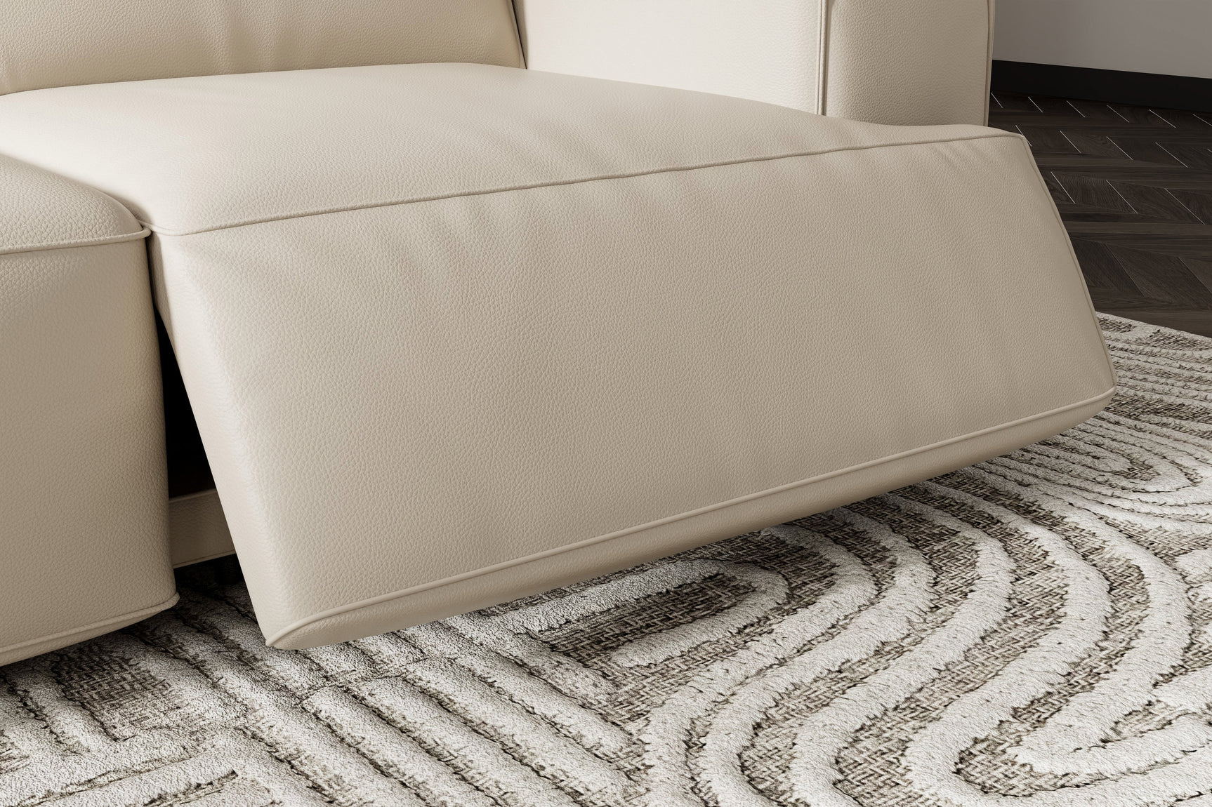 Valentina Leather Corner Recliner Sectional