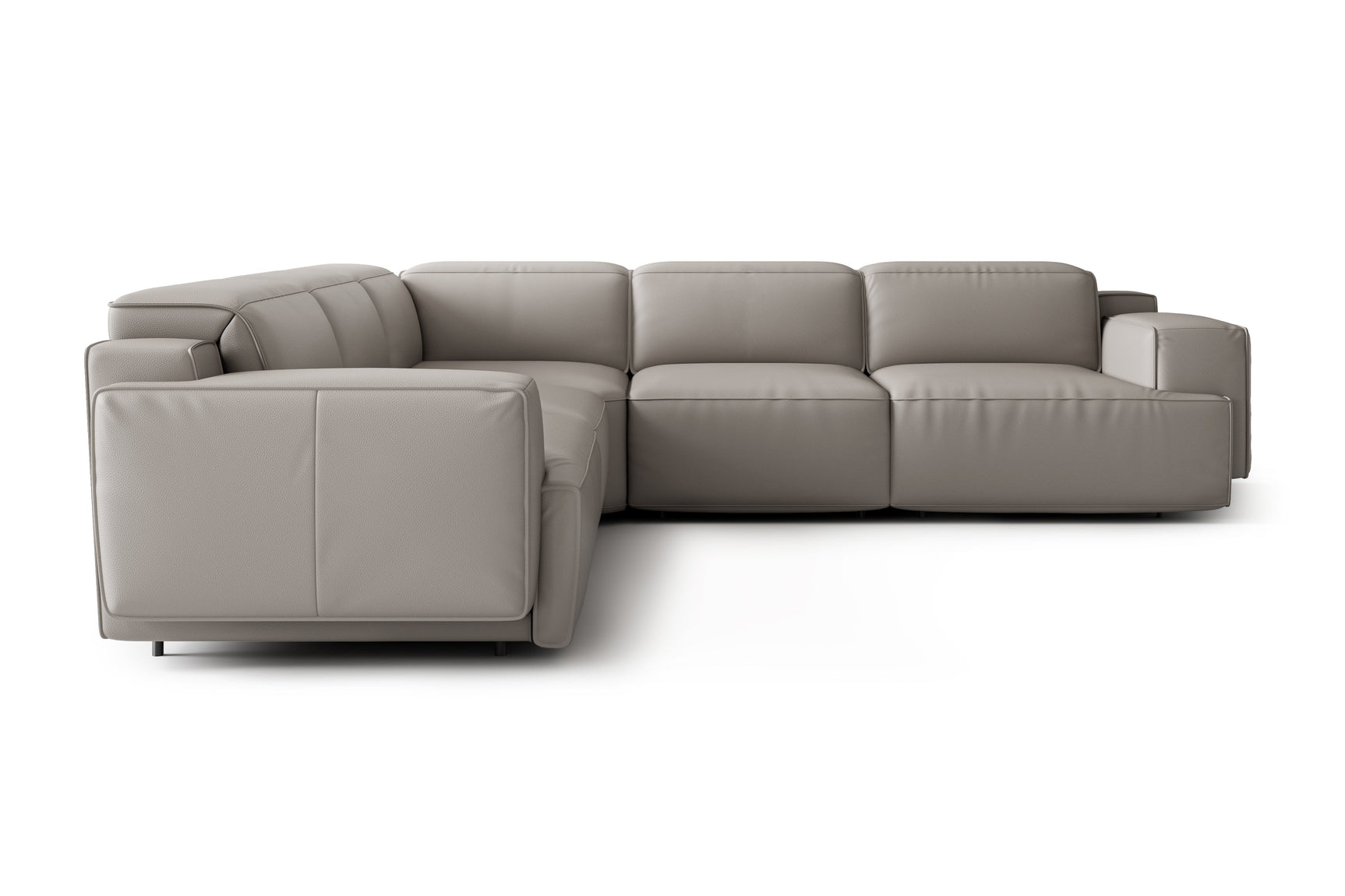 Valentina Leather Corner Recliner Sectional
