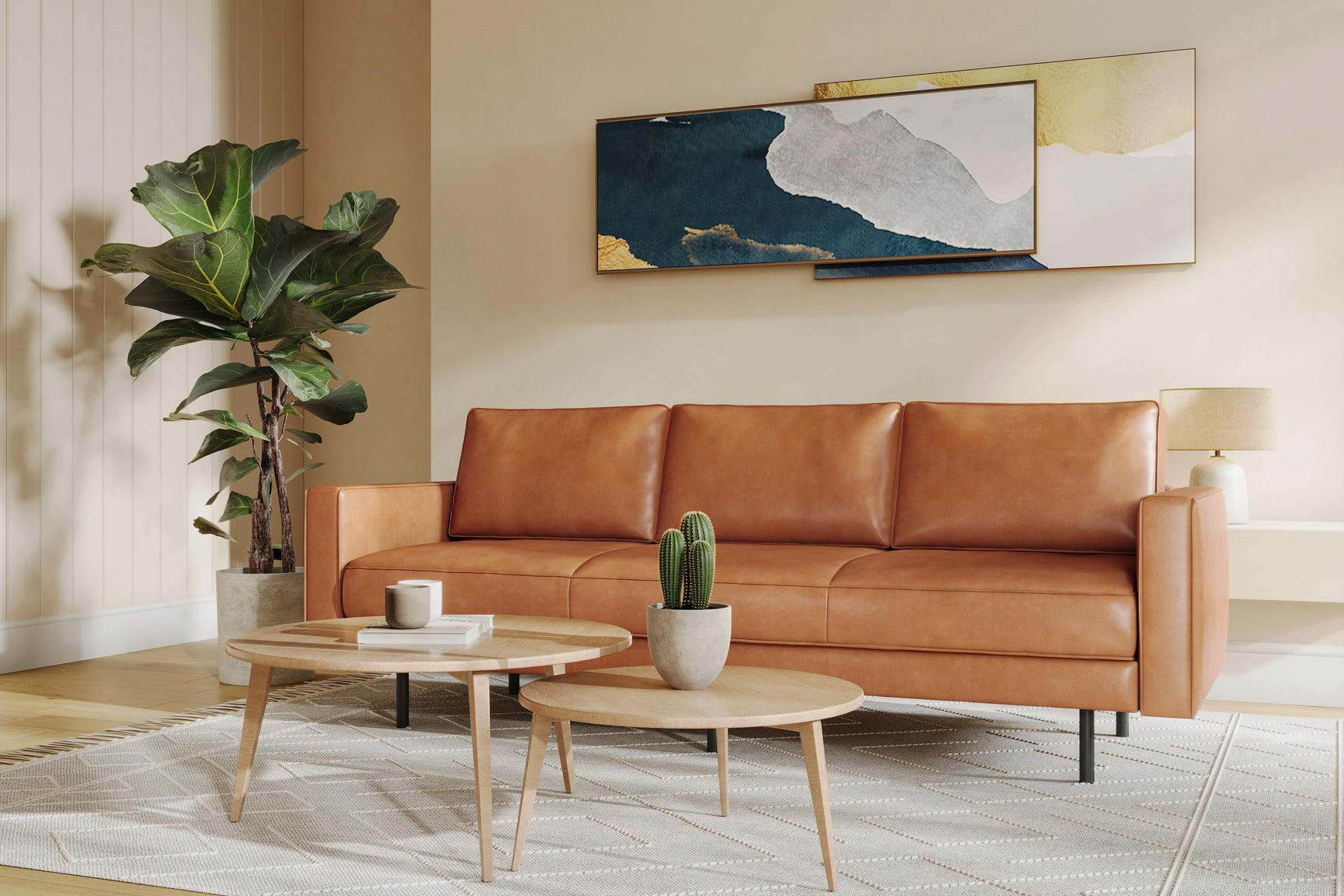 Varese Leather Sofa