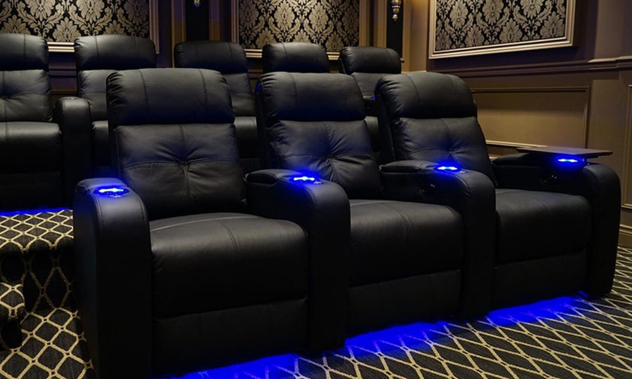 Verona Power Headrest home theater seating