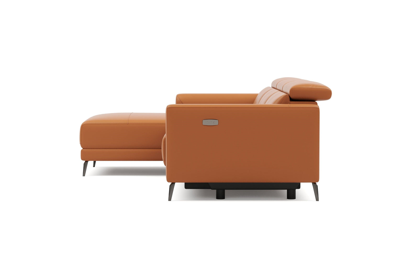 Andria Leather Reclining Sectional Sofa