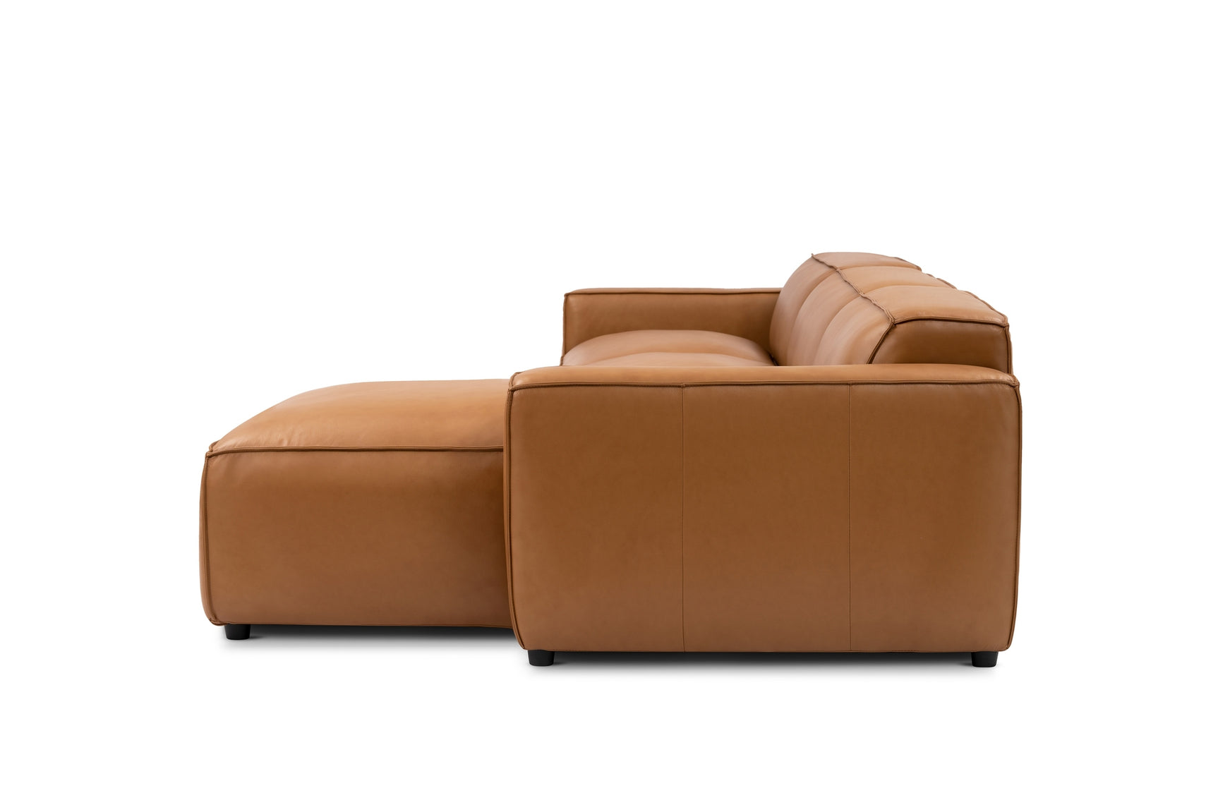 Nathan Leather Modular Sectional Sofa