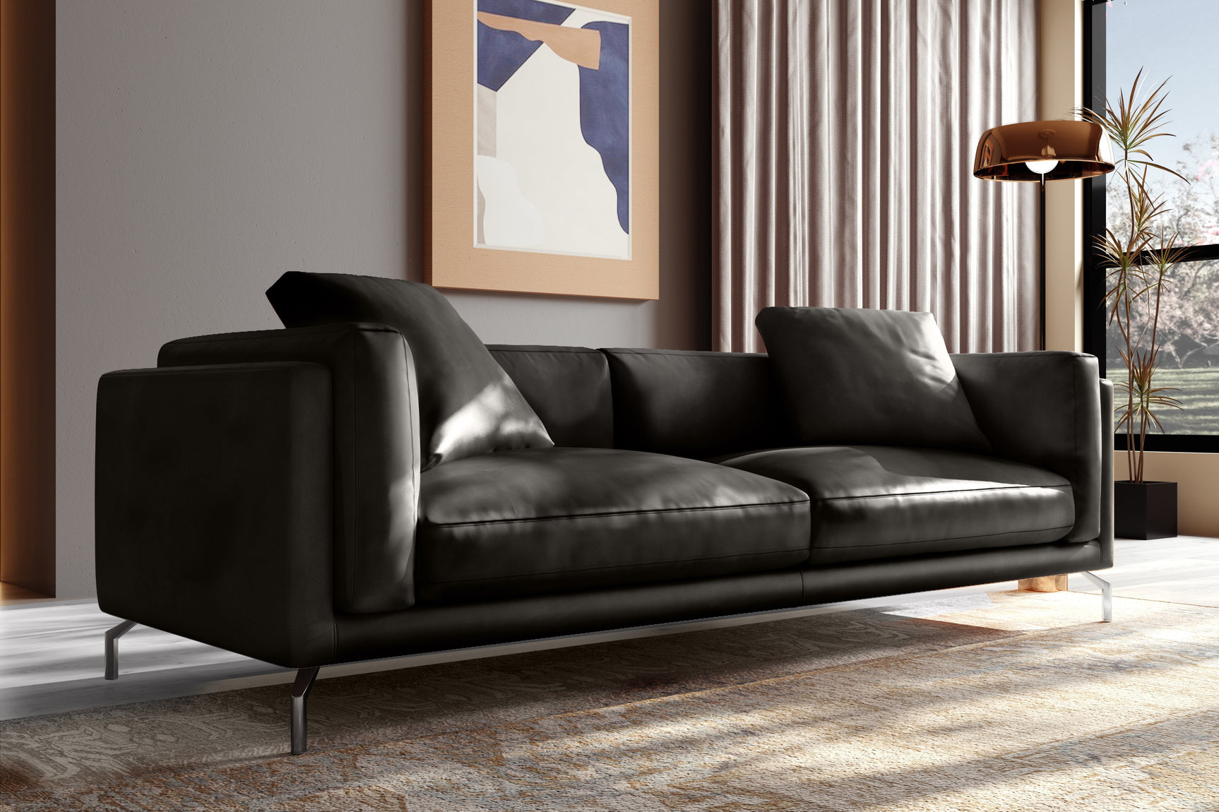 Zadar Leather Sofa