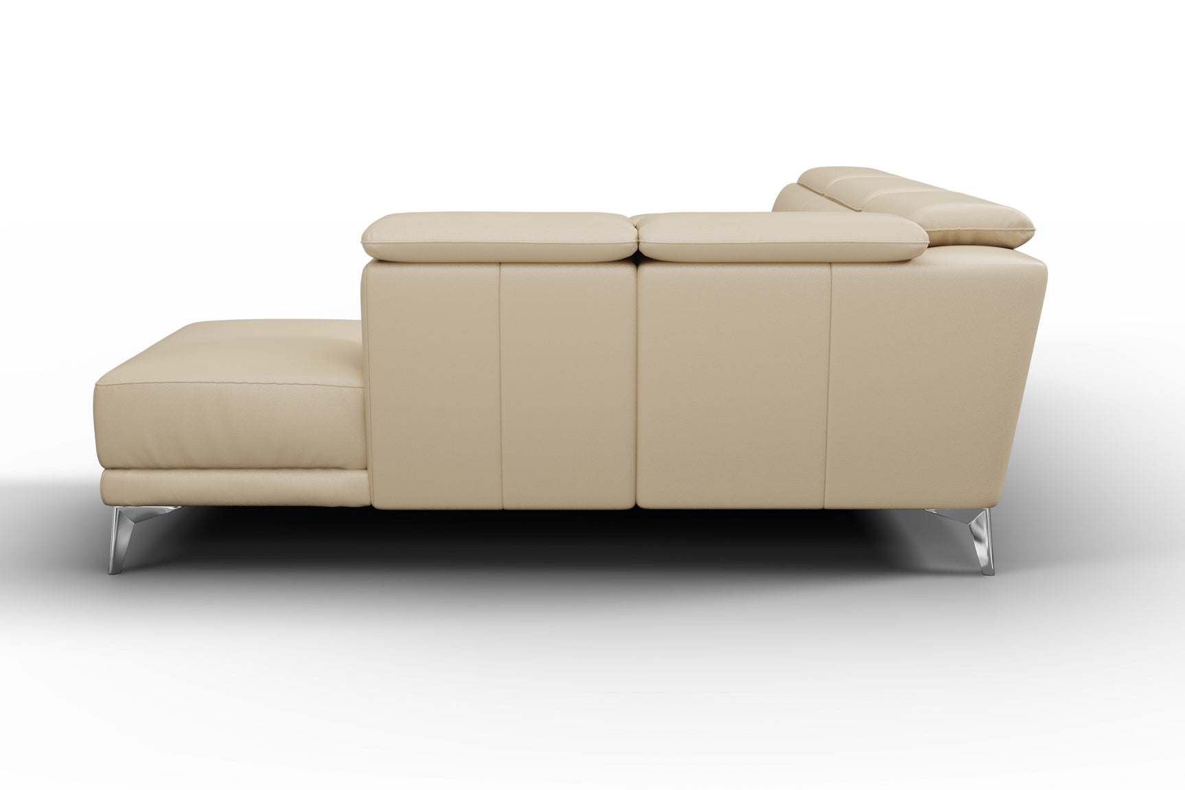 Pista Leather Reclining Sectional Sofa