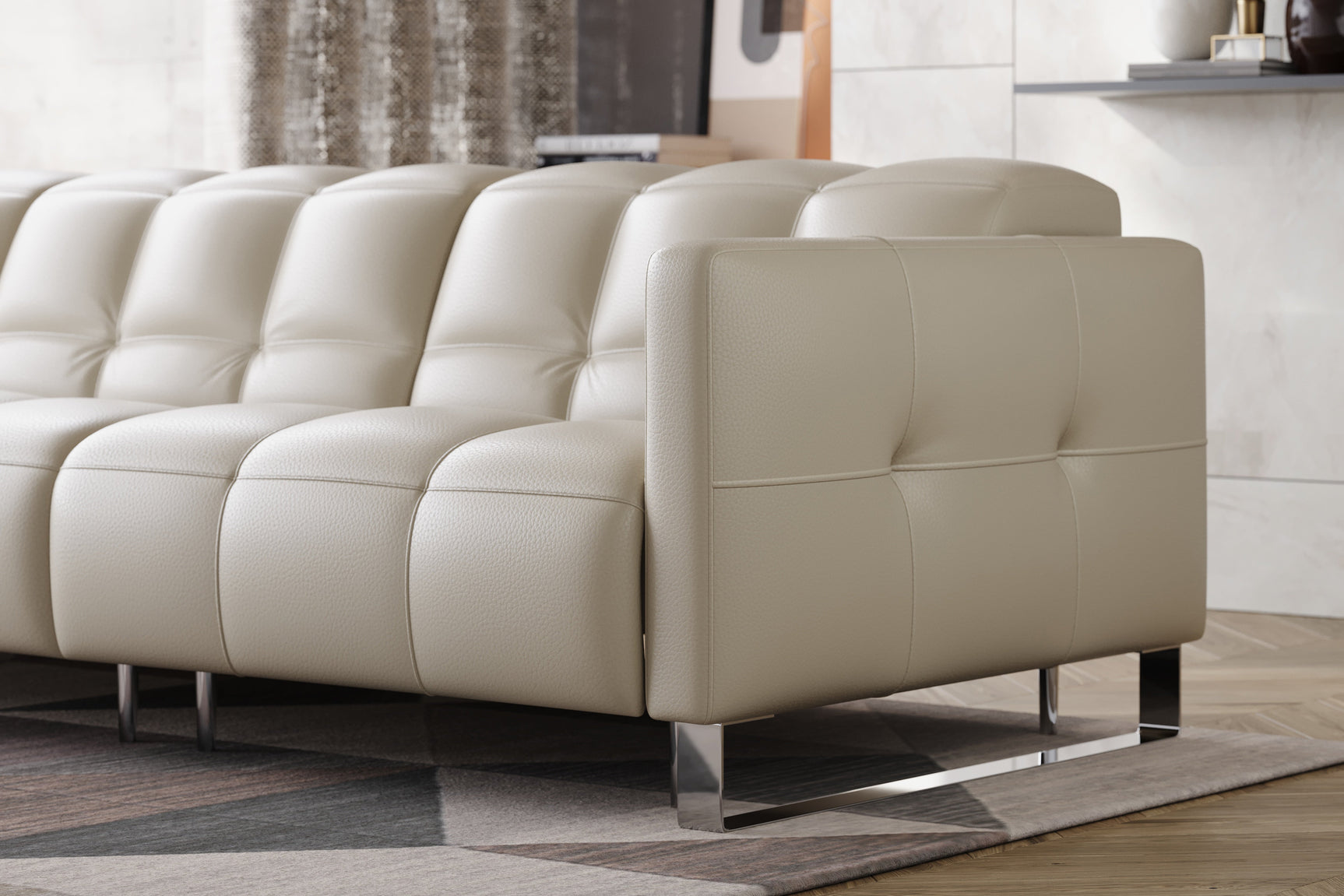 Sofia Leather Recliner Sofa