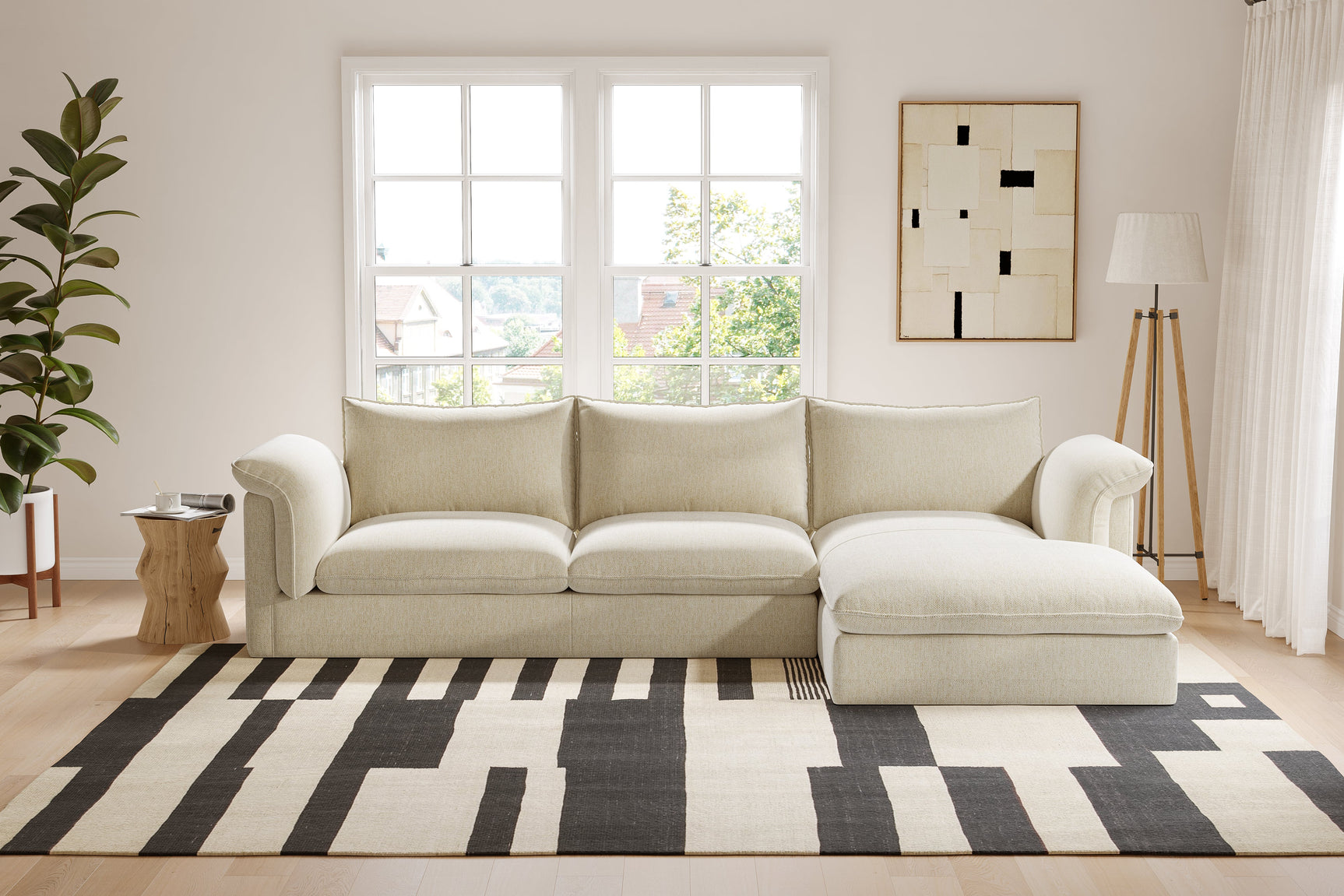 Frederick Fabric Sectional Sofa