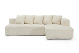 Alexus Corduroy Fabric Sectional Sofa