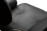 Armoni Leather Lounge Chair & Ottoman