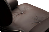 Armoni Leather Lounge Chair & Ottoman