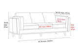 Artisan Swiss Linen Sofa