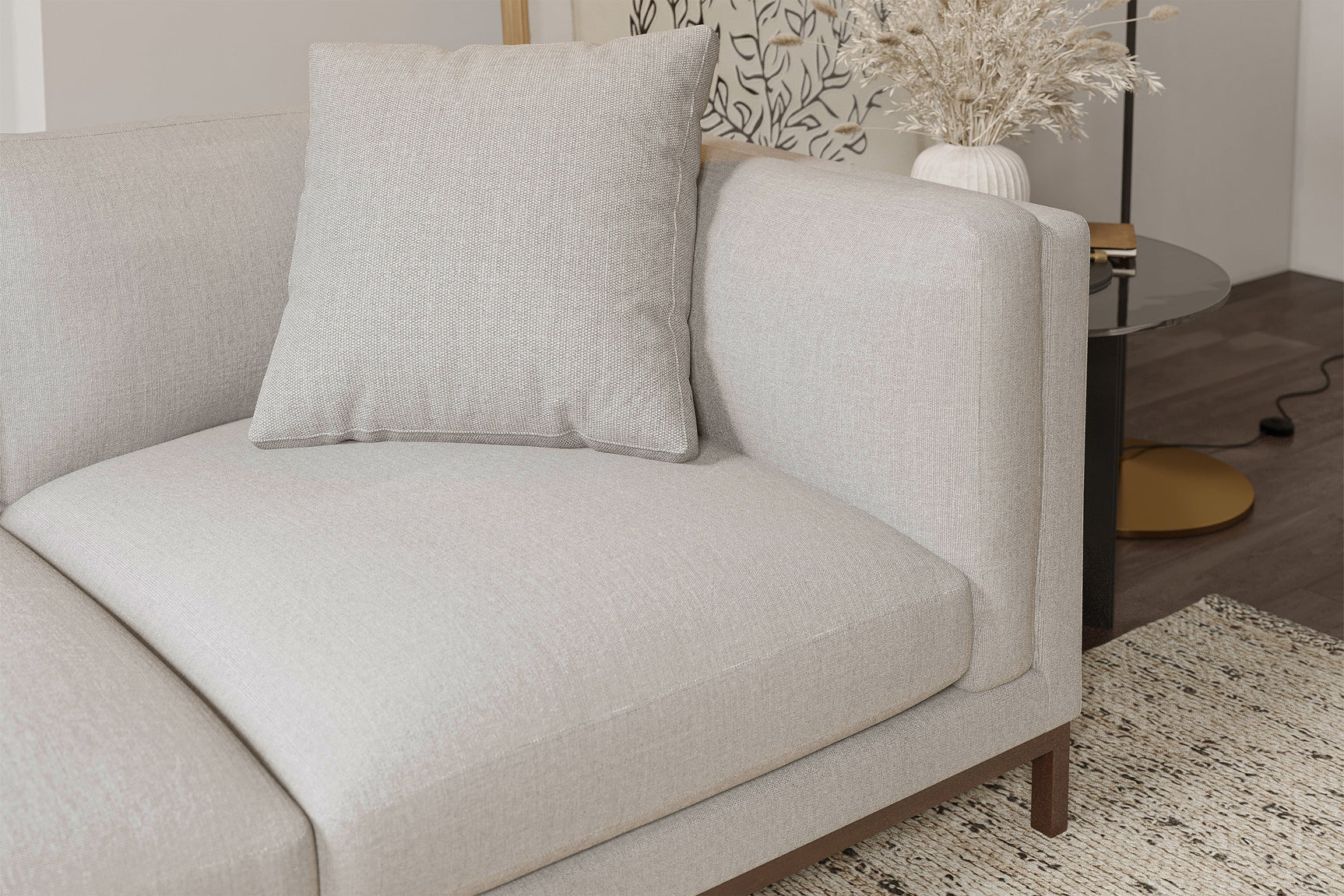 Bergen Fabric Sectional Sofa