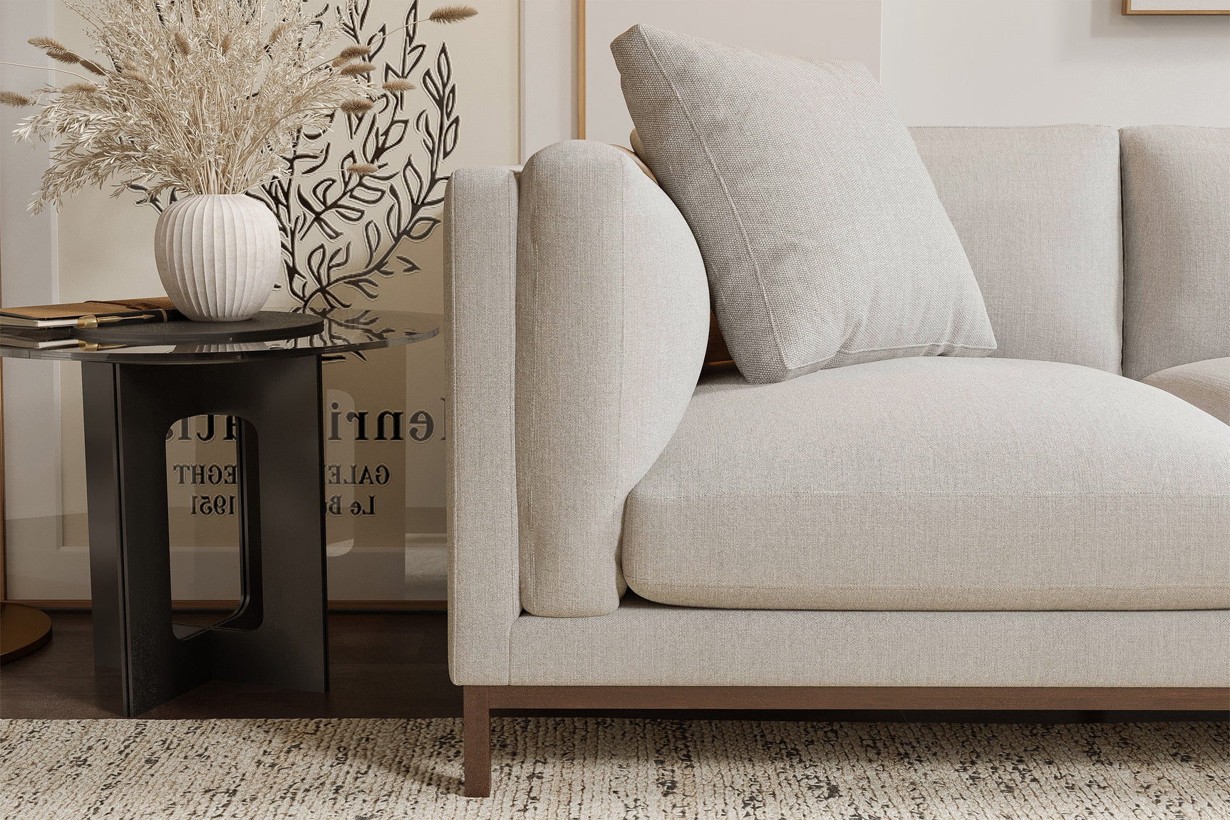 Bergen Fabric Sectional Sofa