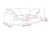 Claire Leather Modular Sofa