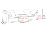 Claire Leather Modular Sofa