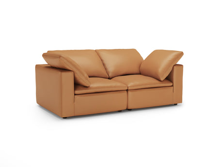 Claire Leather Modular Sofa