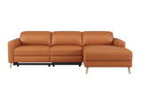 Elodie Leather Recliner Sectional Sofa