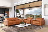 Elodie Leather Dual Recliner Sofa