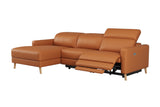 Elodie Leather Recliner Sectional Sofa