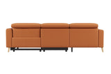 Elodie Leather Recliner Sectional Sofa