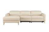 Elodie Leather Recliner Sectional Sofa