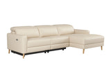 Elodie Leather Recliner Sectional Sofa