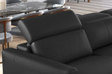 Elodie Leather Recliner Sectional Sofa