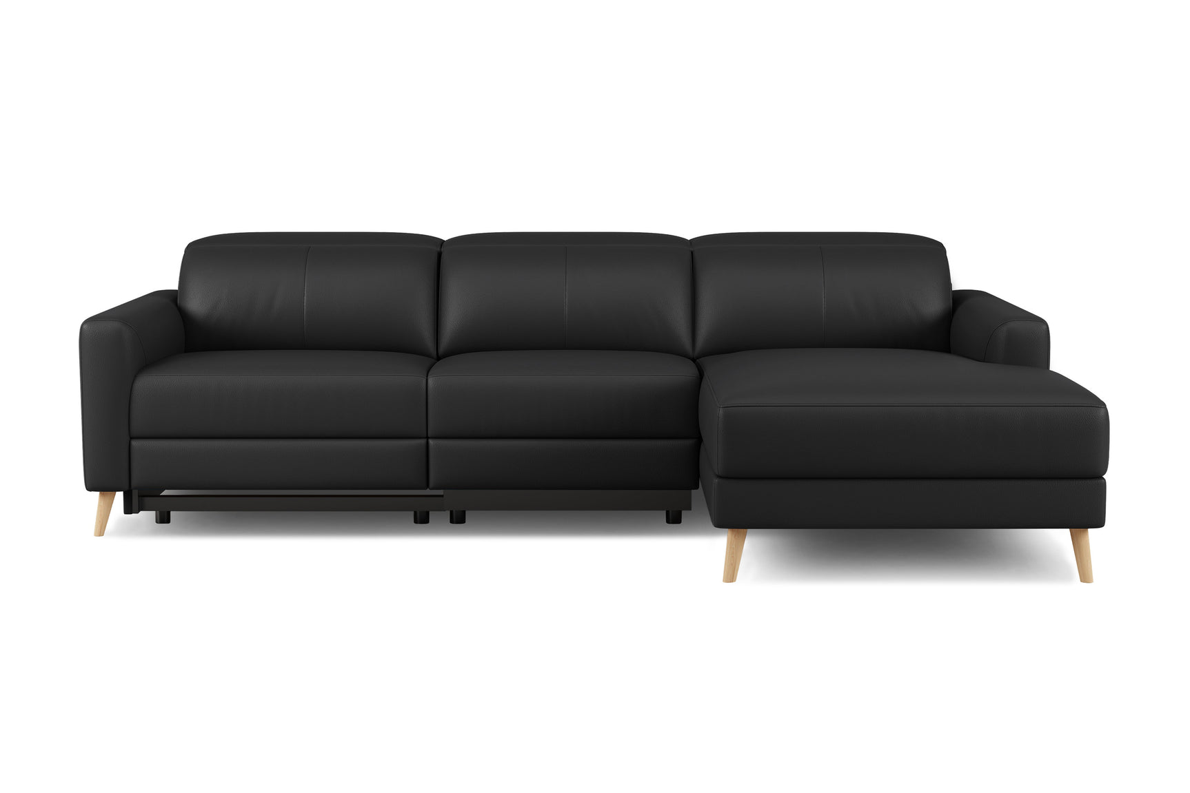 Elodie Leather Recliner Sectional Sofa