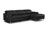 Elodie Leather Recliner Sectional Sofa