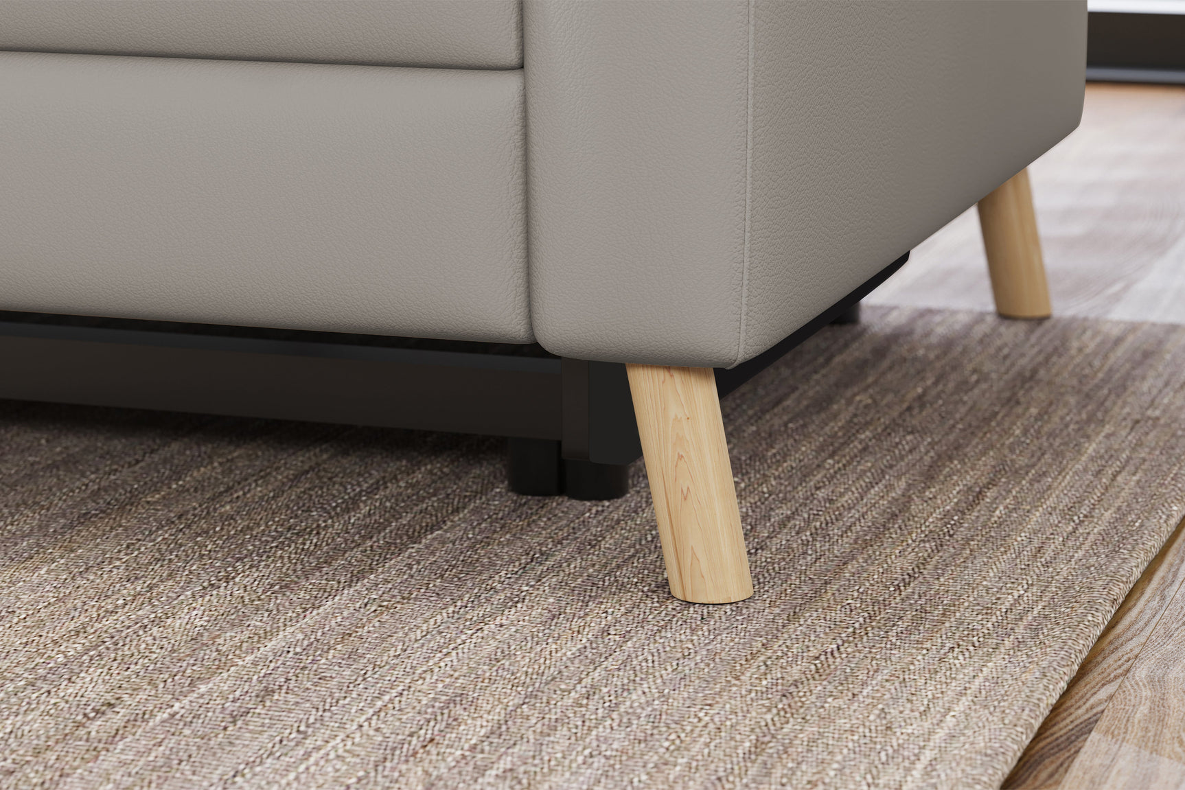 Elodie Leather Dual Recliner Sofa with Console