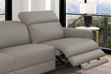 Elodie Leather Recliner Sectional Sofa